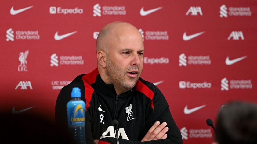 Slot và Liverpool sẵn sàng cho màn đối đầu với Arsenal - Ảnh: @Liverpoolecho