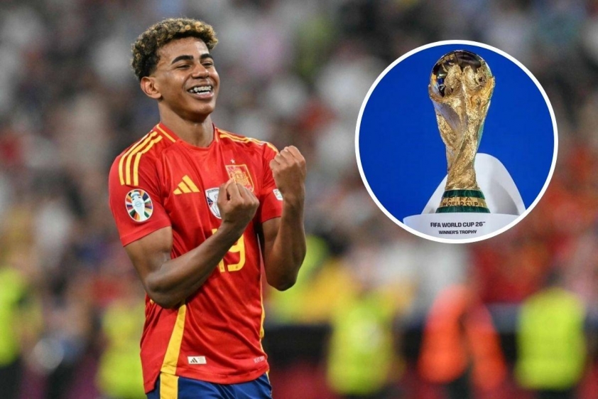 Bên cạnh đó, Yamal cũng khát khao chinh phục World Cup cùng ĐT Tây Ban Nha (Ảnh: The Japan Times).