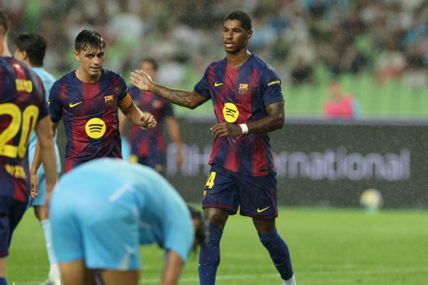 Rashford đã có bàn thắng đầu tiên cho Barcelona (Ảnh: talkSPORT).
