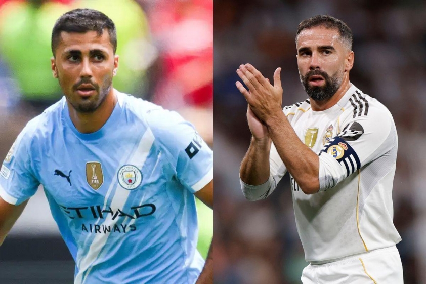 Carvajal thúc giục Rodri rời <a rel='dofollow' href='https://thethao365.me/manchester-city.htm'>Man City</a> để gia nhập Real Madrid.