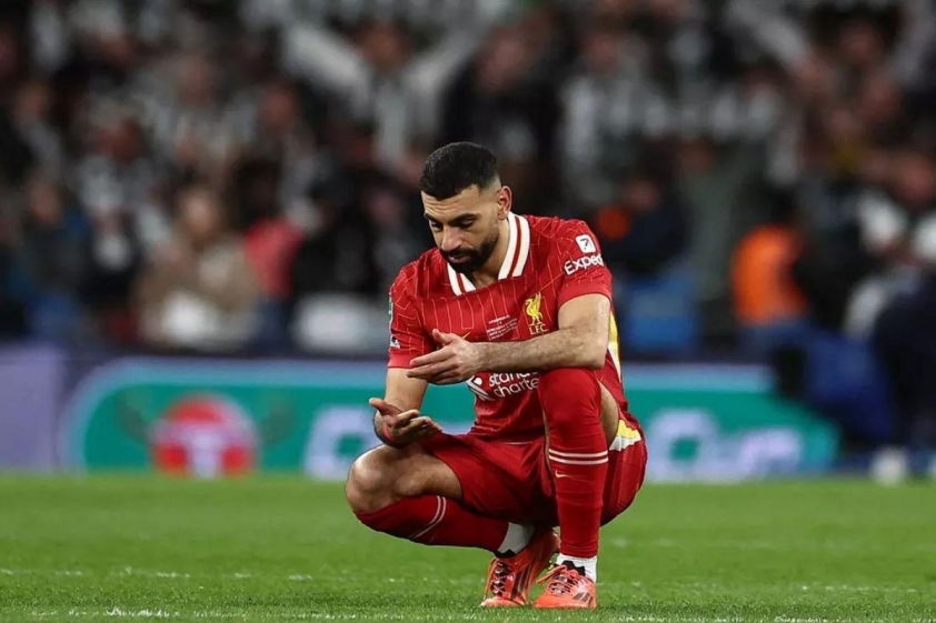 Wembley không phải là nơi ghi bàn lý tưởng của Salah (Ảnh: The Mirror).