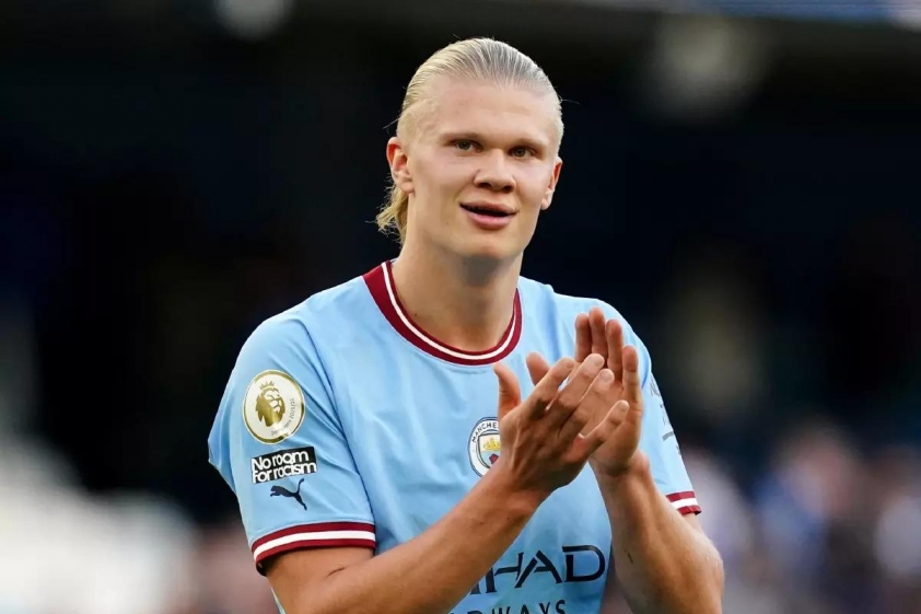 Haaland liên tiếp đổ xô những kỷ lục kể từ khi đến Manchester City (Ảnh: Planet Sport).