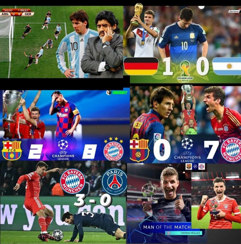 Thomas Muller: 'Hồi trẻ tôi chọn Ronaldo, nhưng càng có tuổi lại càng thích Messi' 689908