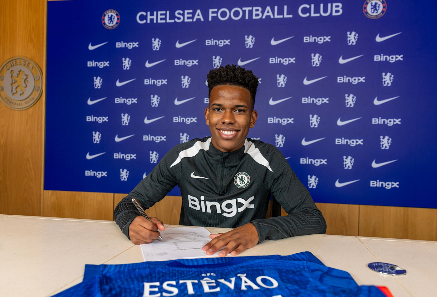 Estevao will now get to work with the Blues as we prepare for the 2024/25 campaign