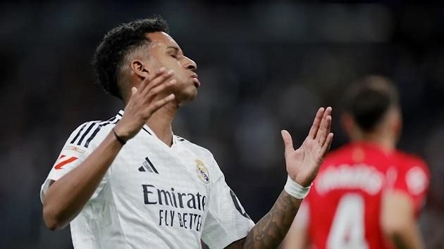  Rodrygo ngồi dự bị trong trận thắng 1-0 trước Osasuna 