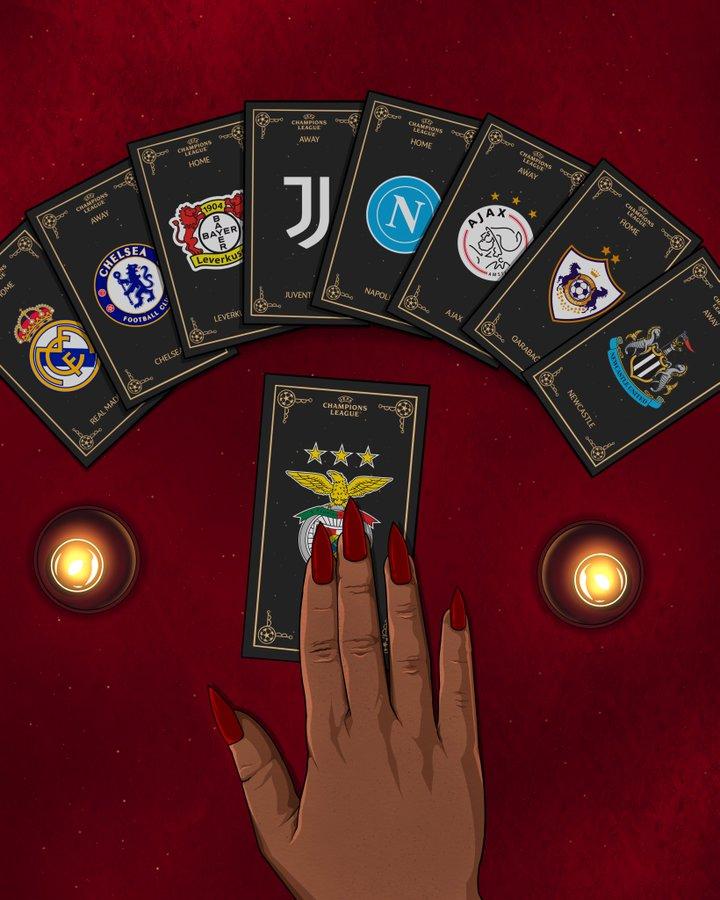 Bảng đấu của Benfica. (Ảnh: X @SLBenfica)