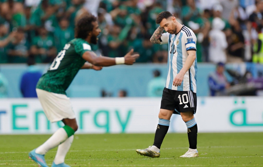 Ả Rập Xê Út nhiều lần tạo nên tiếng vang tại sân chơi World Cup. Ảnh: Getty