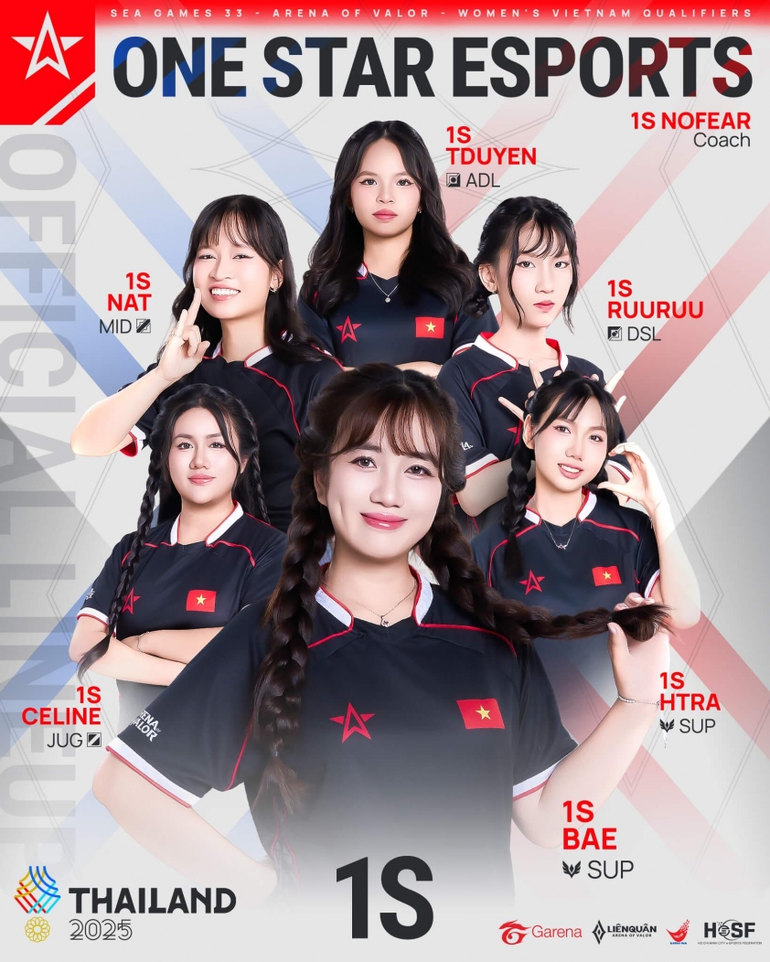 Team nữ One Star Esports đại diện LQM Việt Nam tại SEA Games 33 682042