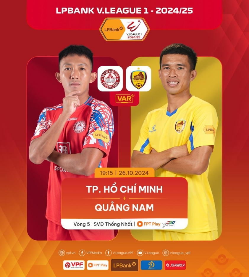 Trực tiếp TP.HCM vs Quảng Nam, 19h15 hôm nay 26/10 547730