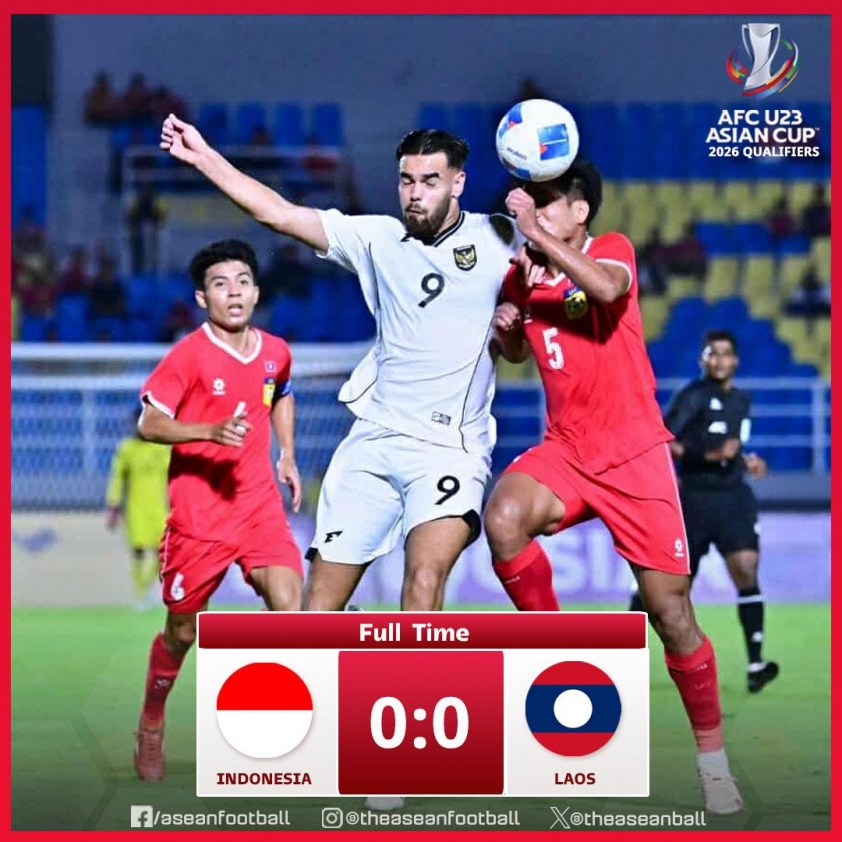 Lào tạo địa chấn trước U23 Indonesia ở vòng loại châu Á 697272