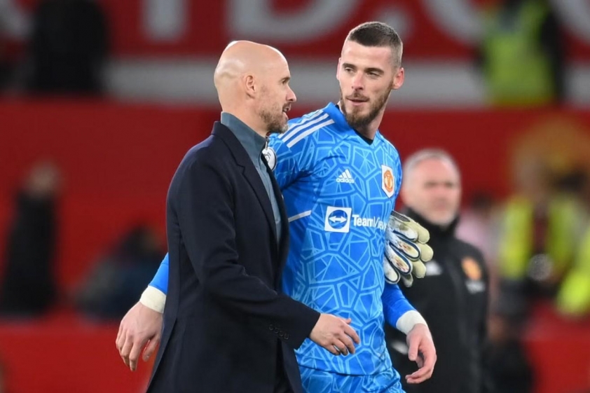 De Gea phản ứng ngay sau khi Ten Hag bị MU sa thải 549014