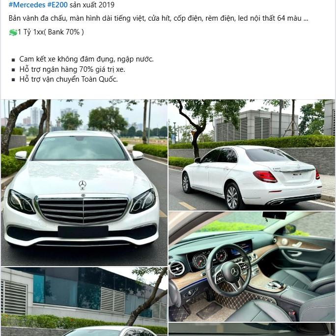 Bất ngờ với mức giá rao bán của Mercedes E200 sau 5 năm lăn bánh trên sàn xe cũ 551863