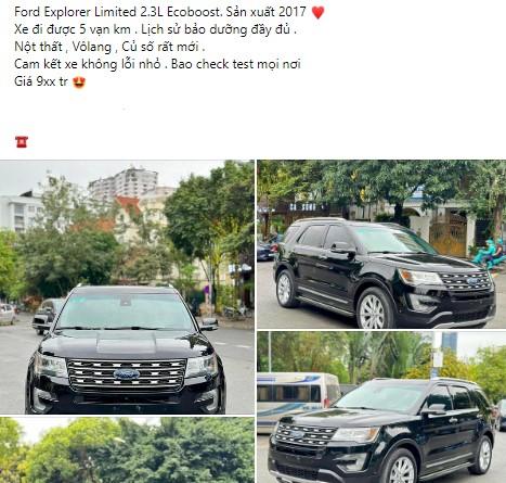 Ford Explorer 2017 rao bán khó tin sau 7 năm sử dụng 541543