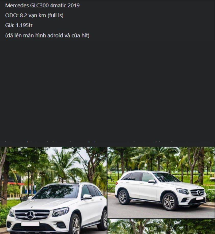 Lăn bánh 5 năm, Mercedes-Benz GLC 300 2019 lên sàn xe cũ với giá bất ngờ 546862