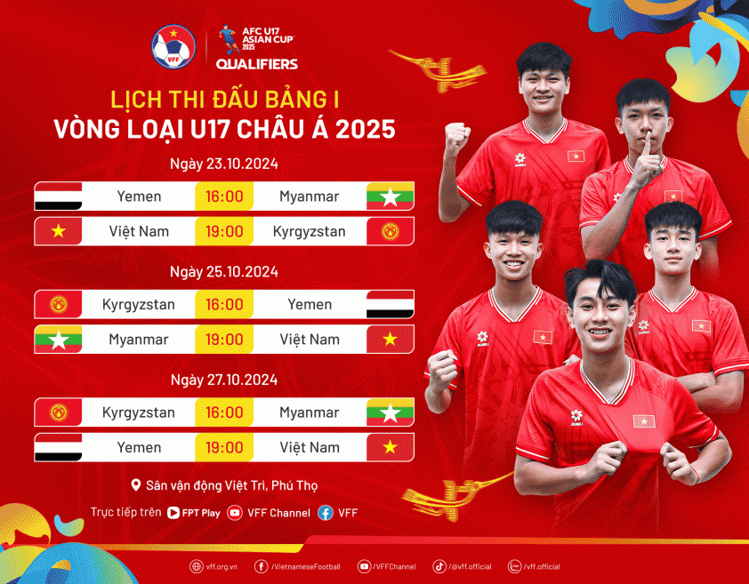 Trực tiếp U17 Việt Nam vs U17 Kyrgyzstan, 19h00 hôm nay 23/10 546236