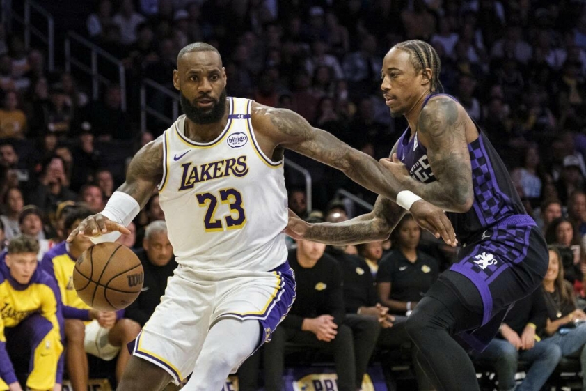 LeBron James và Anthony Davis 'hóa thú', Lakers tiếp tục bay cao 548001