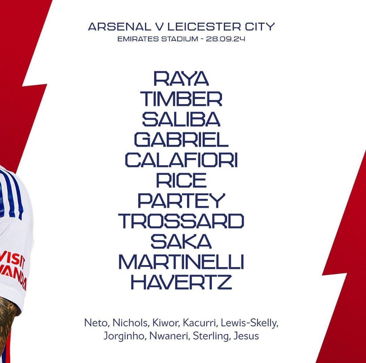 Trực tiếp Arsenal vs Leicester, 21h00 hôm nay 28/9 534938