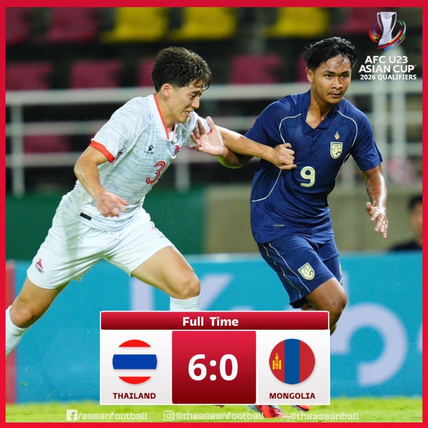 Trực tiếp U23 Thái Lan vs U23 Mông Cổ, 19h30 hôm nay 3/9-697278