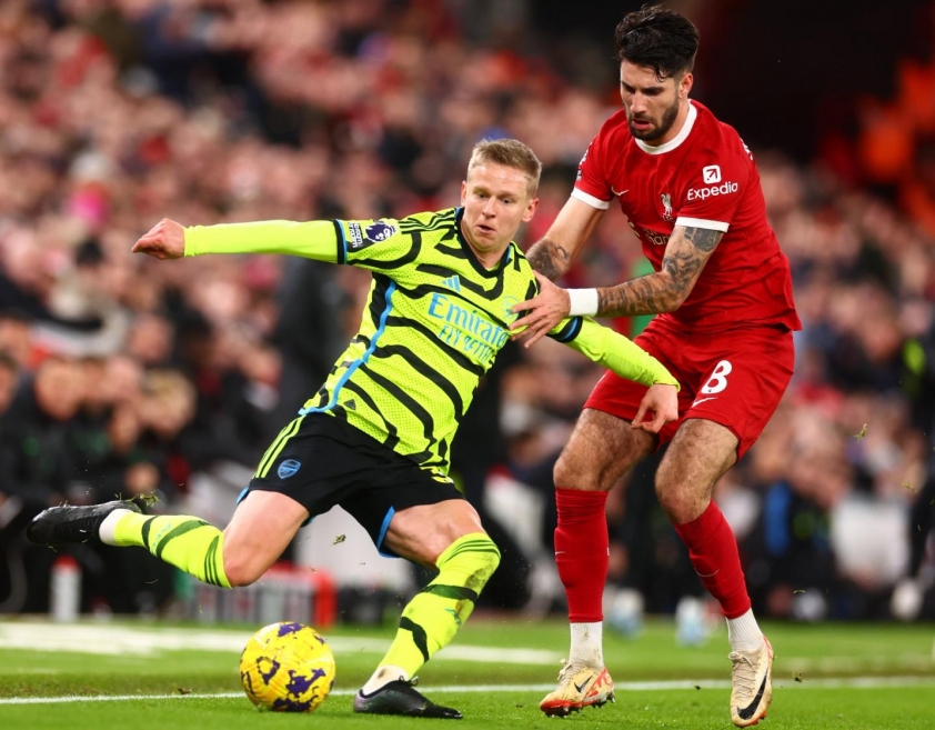 'Lá bài tẩy' chiến Liverpool của Arsenal: Oleksandr Zinchenko -548012