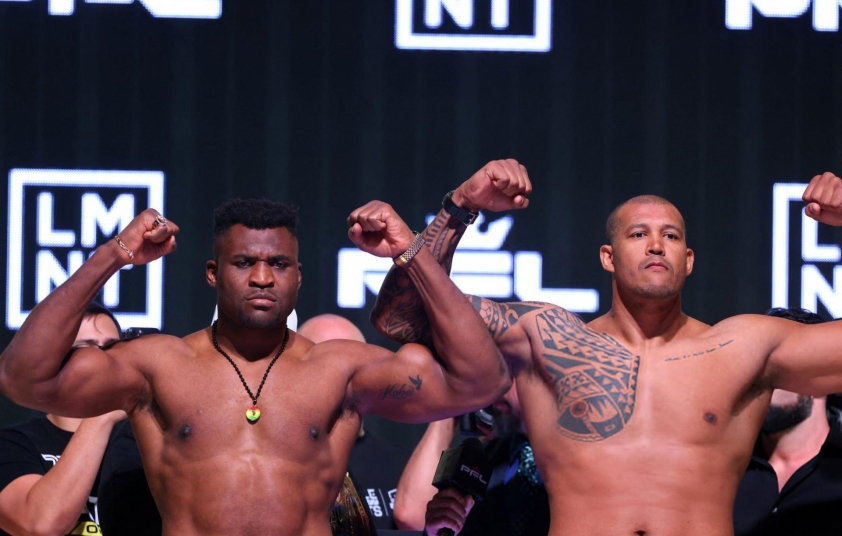 Ngannou 'nhẹ kí' hơn Ferreira trước ngày trở lại sàn MMA  544454