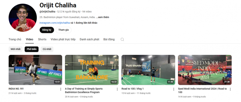 Tượng đài cầu lông Nguyễn Tiến Minh dự Vietnam Open 2025, gặp YouTuber ở trận ra quân 697845
