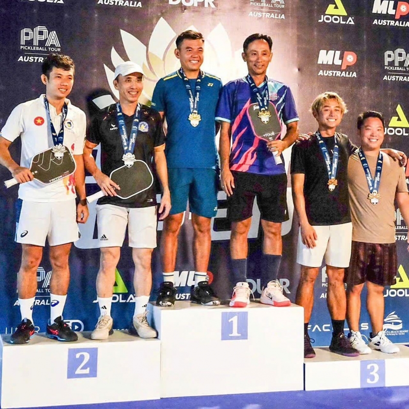 Thi đấu pickleball, Lý Hoàng Nam tụt hạng trên BXH tennis thế giới 545191